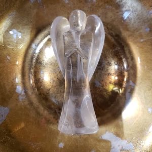 "Angel" Crystal Quartz statue